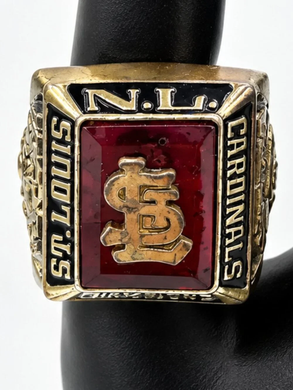 St. Louis Cardinals 1968 NL Champions Baseball Ring Size 11